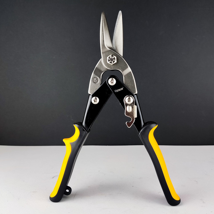 قیچی کناف کاری - قیچی حلبی بری - قیچی ورق بری - دماغه مستقیم *320102*