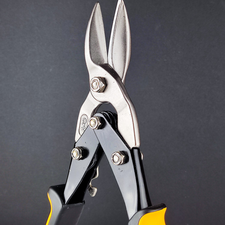 قیچی کناف کاری - قیچی حلبی بری - قیچی ورق بری - دماغه مستقیم *320102*