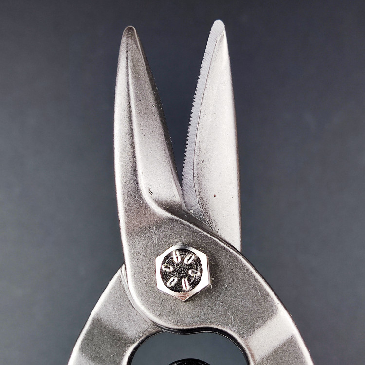 قیچی کناف کاری - قیچی حلبی بری - قیچی ورق بری - دماغه مستقیم *320102*