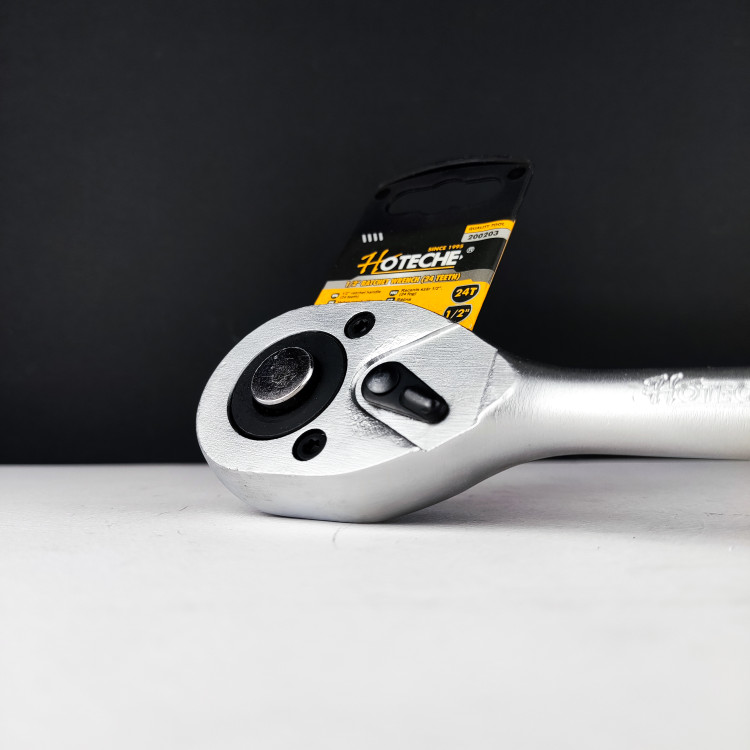 آچار جغجغه ای 1.2 - دندانه درشت - روکش دسته پلاستیکی دو رنگ (هوتچ)(Hoteche)(200203)