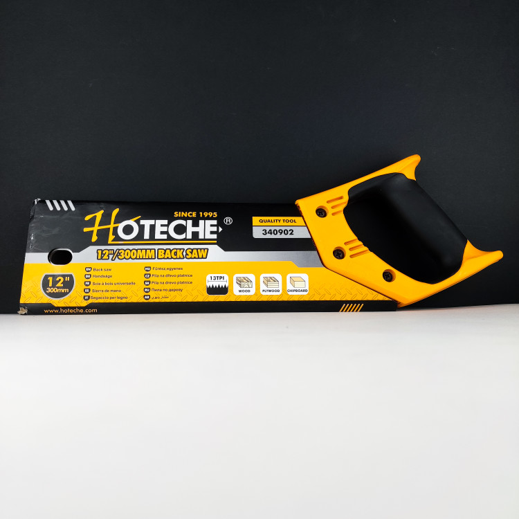 اره قاب بر دستی - اره پشتی - 12 اینچ - 300 میلی متر(هوتچ)(Hoteche)(340902)