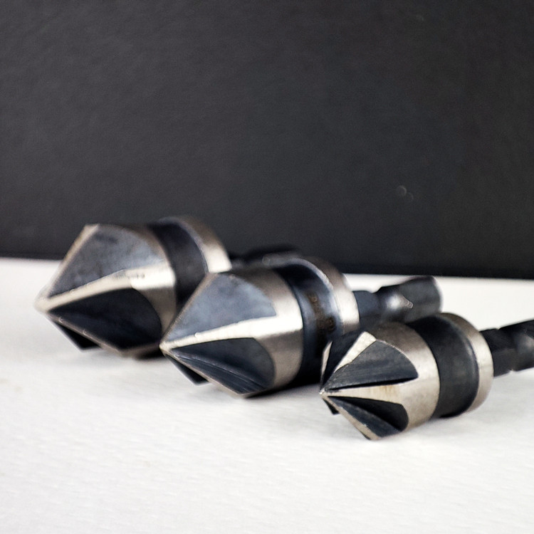 ست 3 عددی مته خزینه - زاویه 90 درجه - مته سینک (هوتچ)(hoteche)(501081)