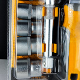 کله بکس و دسته جغجغه (جرجر) - مجموعه 50 عددی - فشار قوی و فوق حرفه ای - 1.2 و 1.4 اینچ - (هوتچ)(Hoteche)(202002)