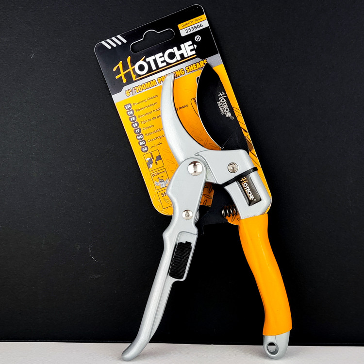 قیچی هرس - قیچی باغبانی - دسته آلومینیومی - 8 اینچ - برند اصلی Hoteche هوتچ (353806)