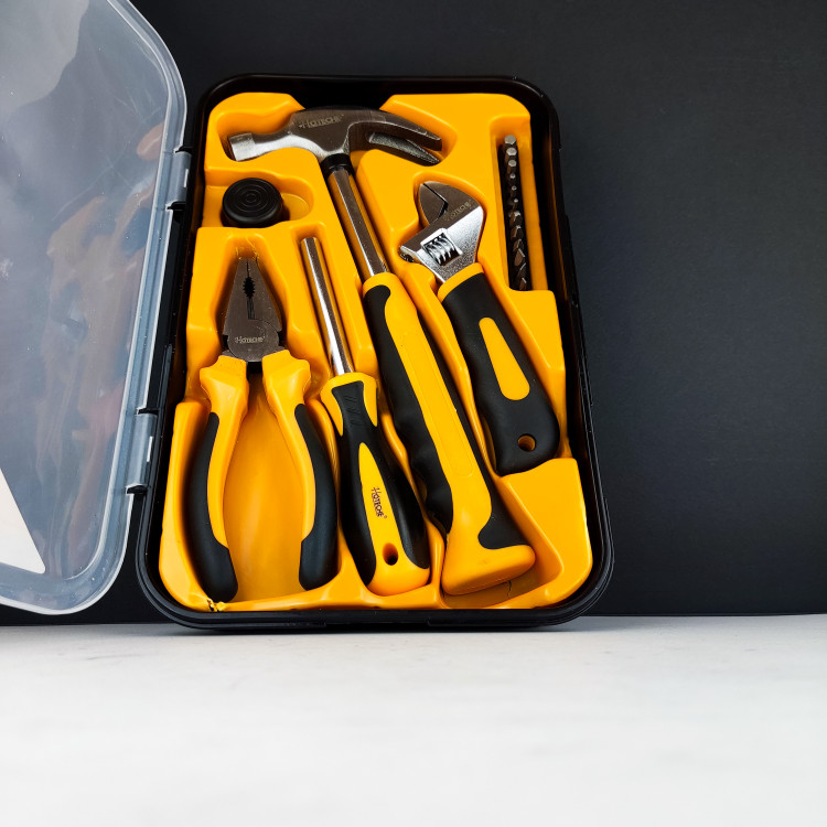 جعبه ابزار 17 پارچه خانگی 6 اینچی *490117*