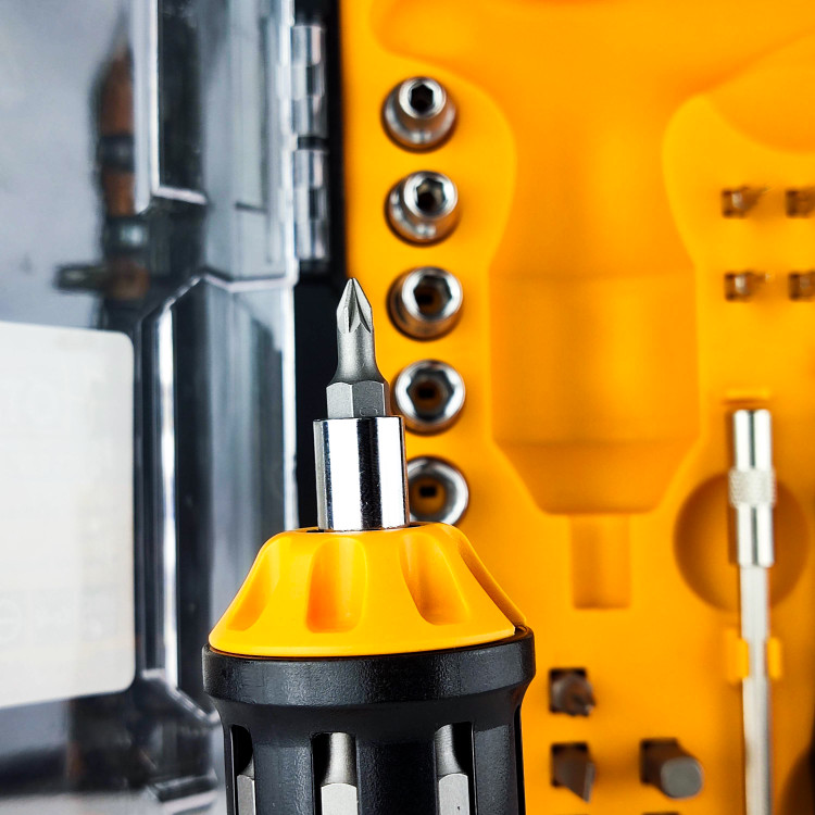 ست 37 عددی پیچ گوشتی و دسته جغجغه و کله بکس و بیت کیفیت عالی (هوتچ)(250937)(Hoteche)