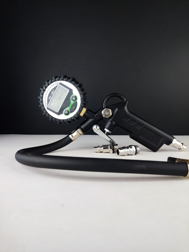 درجه باد کارگاهی دیجیتالی - تفنگ باد گیج دار دیجیتالی - فشار سنج دیجیتالی لاستیک خودرو - برند اصلی Hoteche هوتچ (830044)