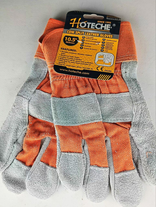 دستکش پارچه ای برزنتی مخصوص جوشکاری و کار با ابزار داغ - برند اصلی Hoteche هوتچ (433010)