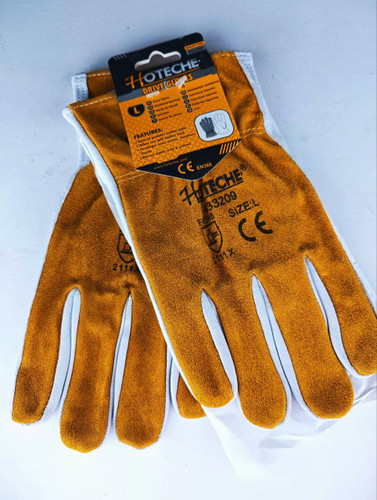 دستکش کار و جوشکاری چرم و پوست بز - برند اصلی Hoteche هوتچ (433209)