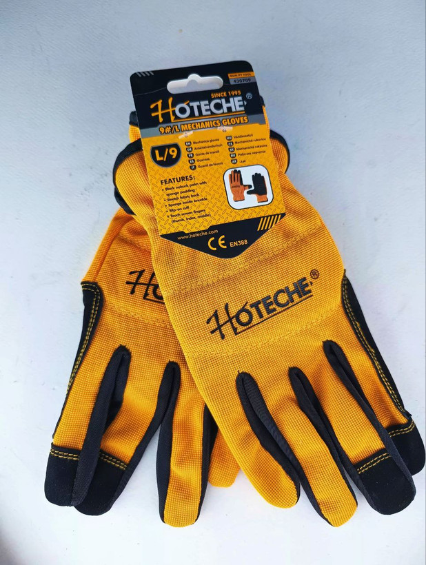 دستکش کار مخصوص ظریف کاری و دقیق کاری سایز L - سه انگشت حرارتی جهت استفاده از گوشی - برند اصلی Hoteche هوتچ (430709)