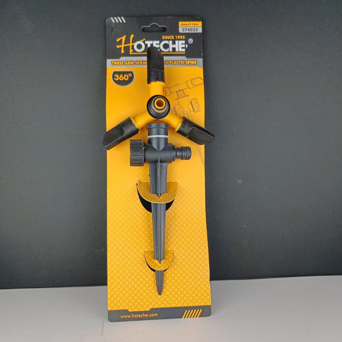 آبپاش باغچه ای گردان ثابت با قابلیت تنظیم حالت پاشش - جنس بدنه پلاستیک و با کیفیت ABS-برند اصلیHotecheهوتچ(374025)