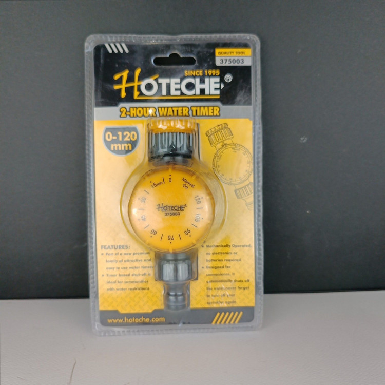 تایمر ساعت تنظیم 2 ساعته جریان آب فیلتر دار حرفه ای جهت امور آب پاشی باغ و باغچه -برند اصلیHotecheهوتچ(375003)