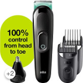 ماشین اصلاح براون اصل آلمان منتاژ چین ( 6 در 1 ) مدل MGK3411 (آمازون - استوک صفر)