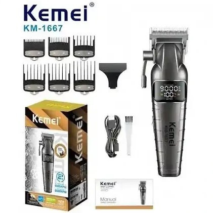 ماشین اصلاح موی سر و صورت شارژی کیمی مدل km-1667