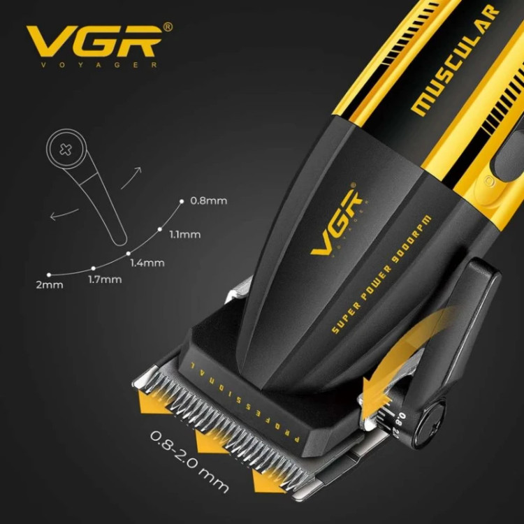 ماشین اصلاح موی سر و صورت شارژی وی جی ار مدل V-285C