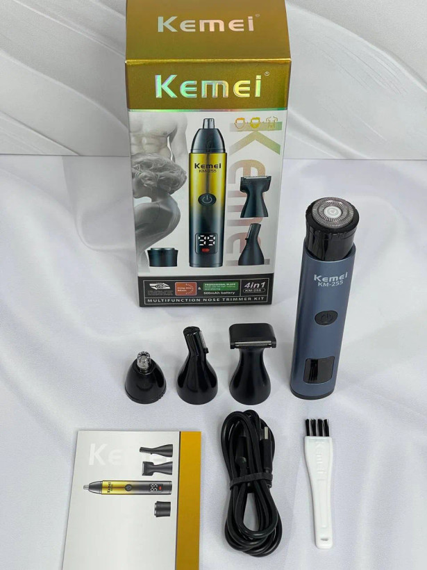 ماشین اصلاح و موزن گوش و بینی و خط زن و بادی گروم کیمی مدل KM-255
